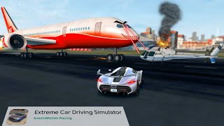 PLANE 🛩 VS 🚁 HELICOPTER || Extreme Car Driving Simulator 🤯