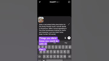 Things You Didn’t Know You Could Do With AI – Part 2 👇 For real estate agents and mortgage brokers