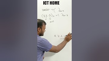 এক মিনিটে Decimal to  Excess-3 | HSC ICT Chapter 3 Decimal to Excess-3 Code #shorts #hscict #icthome