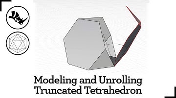 Modeling and Unrolling Truncated Tetrahedron