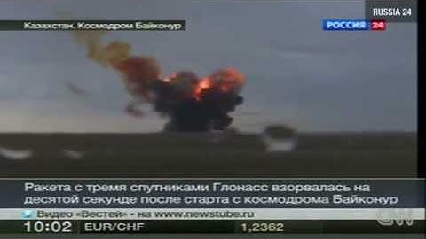 Russian rocket launched in Kazakhstan crashes