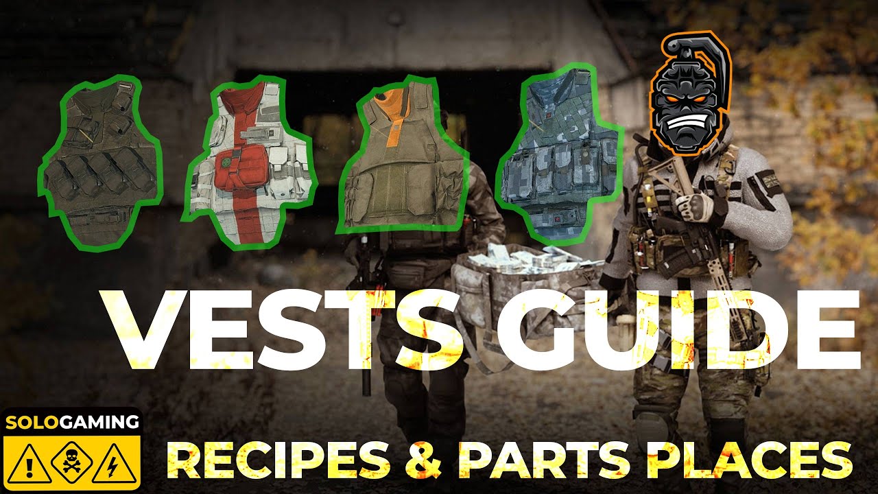 【THE MOZZ】Hit Button Vest Setup DMZ VESTS GUIDE 🦺 Recipes & Parts Places (Season 3) - YouTube