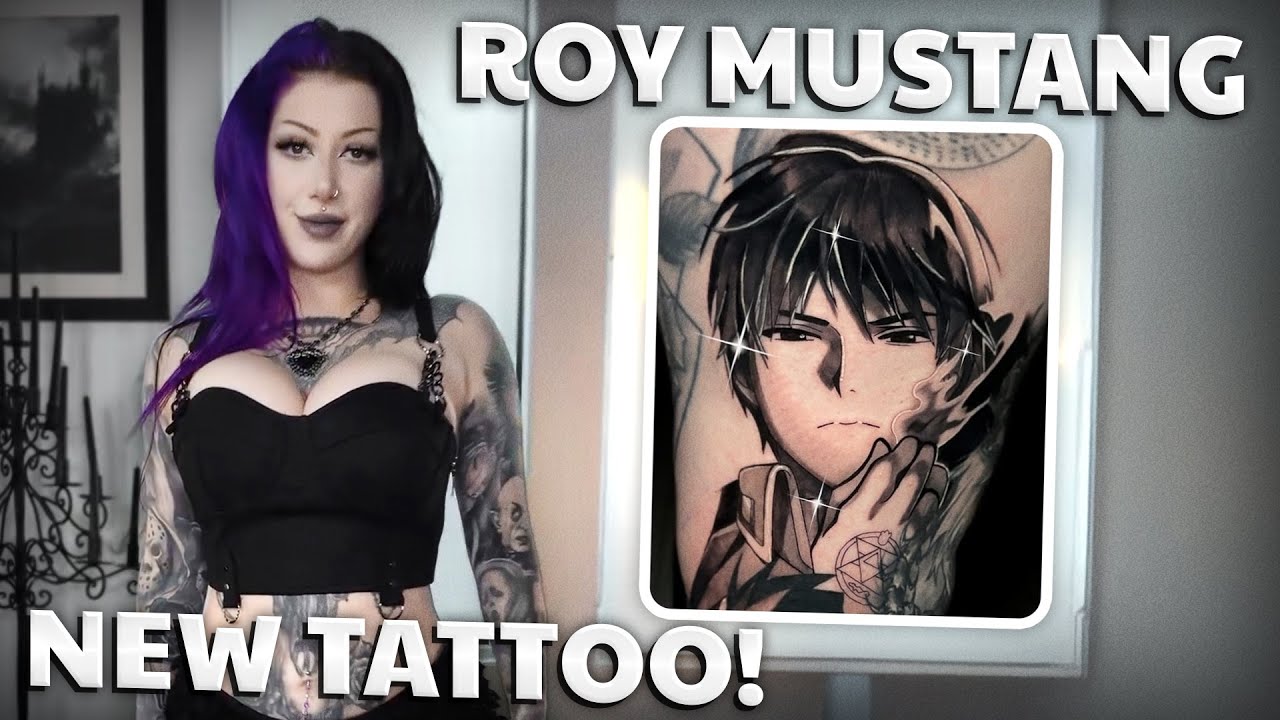 getting a ROY MUSTANG TATTOO (Fullmetal Alchemist) 🖤 RavenGriim