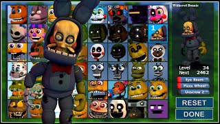 Adv William Afton inside Withered Bonnie suit (FNaF World Mods)