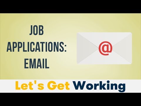 Email is a common method of submitting job application. poorly written application can create problems and ruin the recipients first impression...