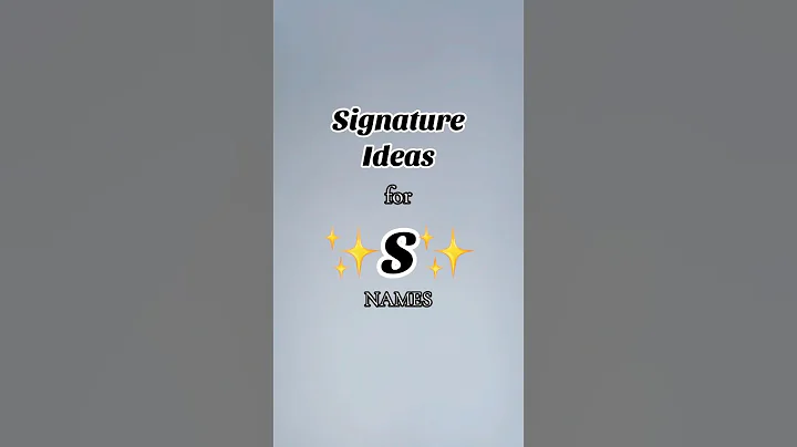 Easy “S” Signature Style Ideas #easy #signature #howto #digital #create #nickname #s