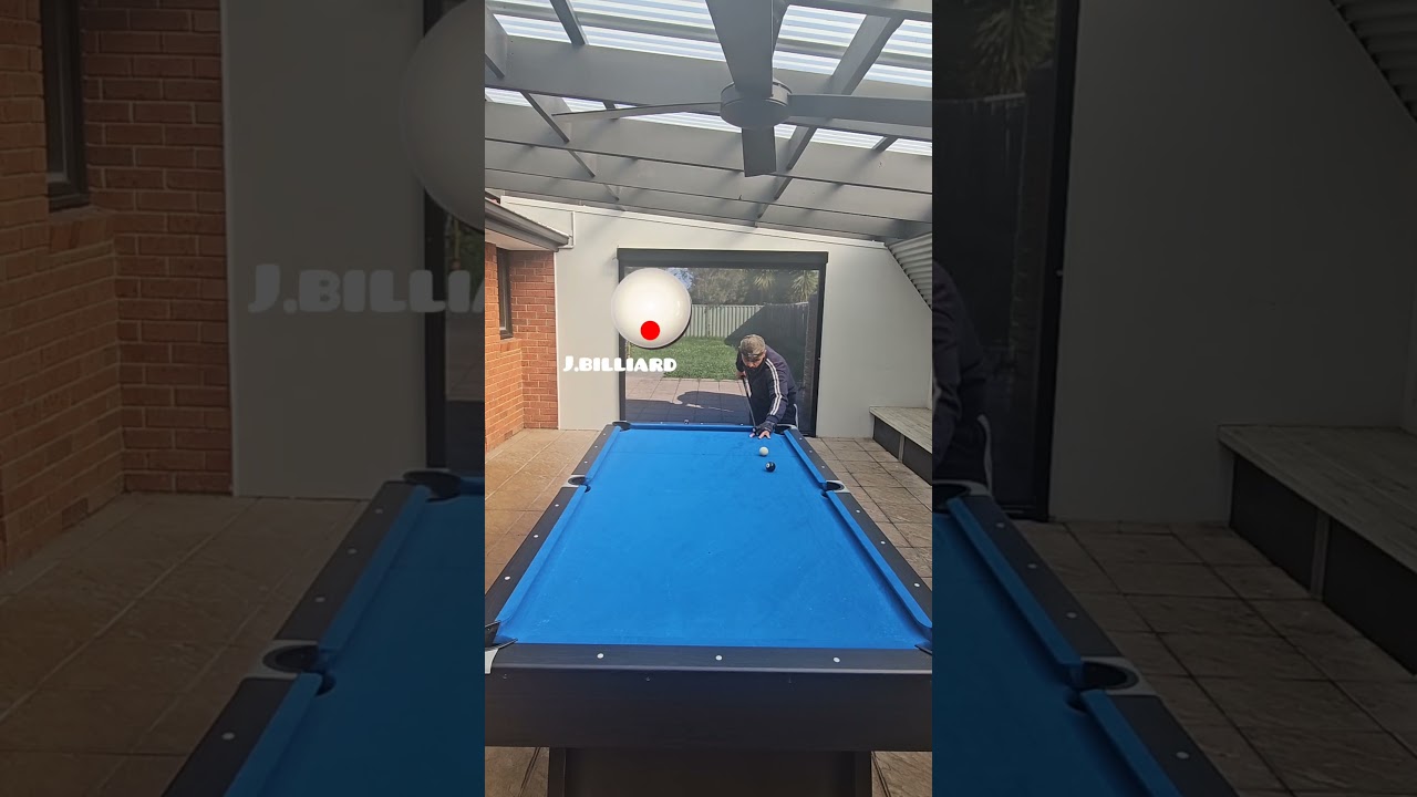 One Rail Bank Trick Shot 