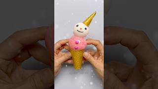 눈사람 아이스크림 만들기☃️🍦Snowman Ice Cream Squishy Diy With Nano Tape! #실리콘 테이프