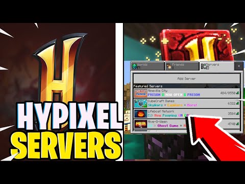 Top 3 Servers Like Hypixel for Minecraft Bedrock Edition