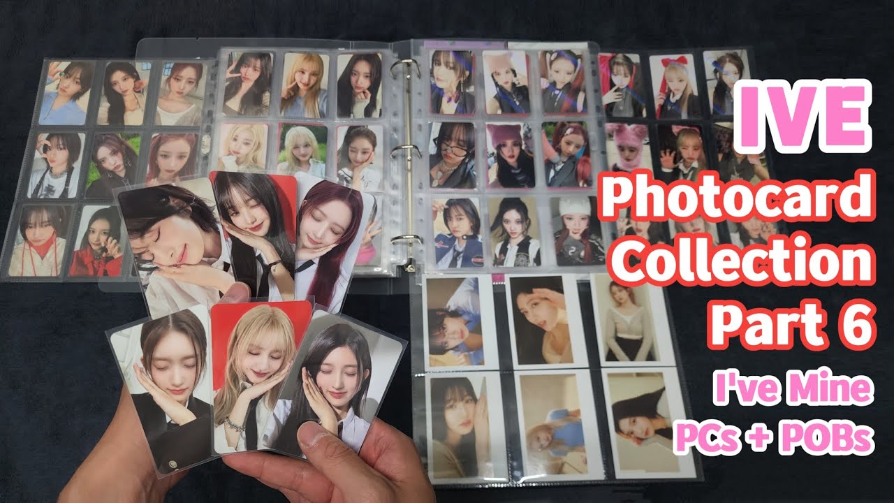 [Photocard] IVE OT6 Photocard Collection (Part 6) I'VE MINE Full Album PCs + POBs
