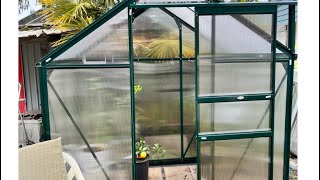OUTSUNNY greenhouse 4x6 new style built