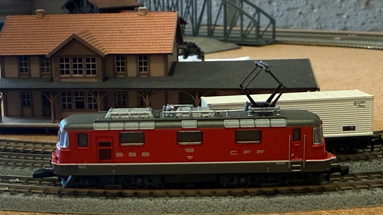 Marklin 88594 Re 4/4 SBB Swiss Electric Locomotive Test Run at z