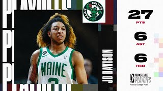 JD Davison Drops 27 PTS Off the Bench in his Postseason Debut for Maine Celtics