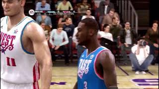 NBA Live 09 Xbox 360 Gameplay - 2009 NBA All-Star Game