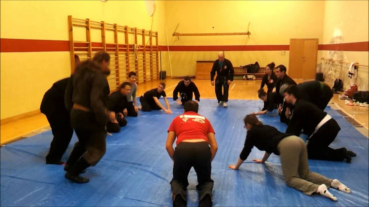 Clase de Bujinkan en el Polideportivo de Aspe tennis player
