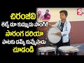 See Cherry Swaroop How Beautifullly Playing Drums for Chiranjeevi Ammadu lets do Kummudu | Saranga