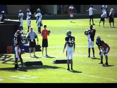 Tebow and Broncos at practice August 9th 1/2