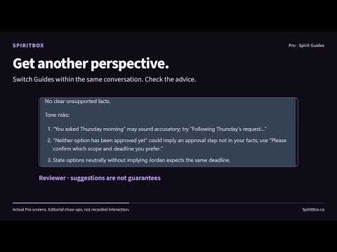 Write a clearer scope-and-deadline email with SpiritBox Pro