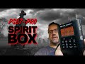 Ghostly whispers chilling psb7pro spirit box session at cemetery