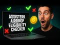 Assisterr Airdrop Eligibility Checker | How to Claim Free $ASRR Tokens