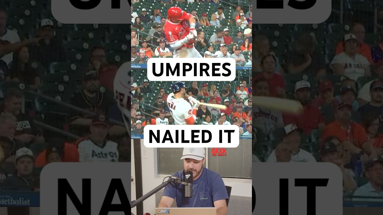 Umpire makes back to back perfect calls, a breakdown #baseball #mlb #astros #houston #losangeles