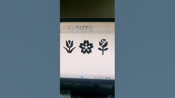 ms word wordpad create flower to symbol #words #wordpad #computer