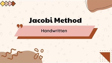 The Jacobi and Gauss-Seidel Iterative Methods- Discussions And Comparison A2