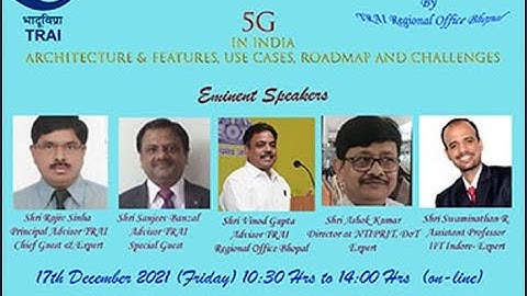 Telecom Regulatory Authority of India Live Stream