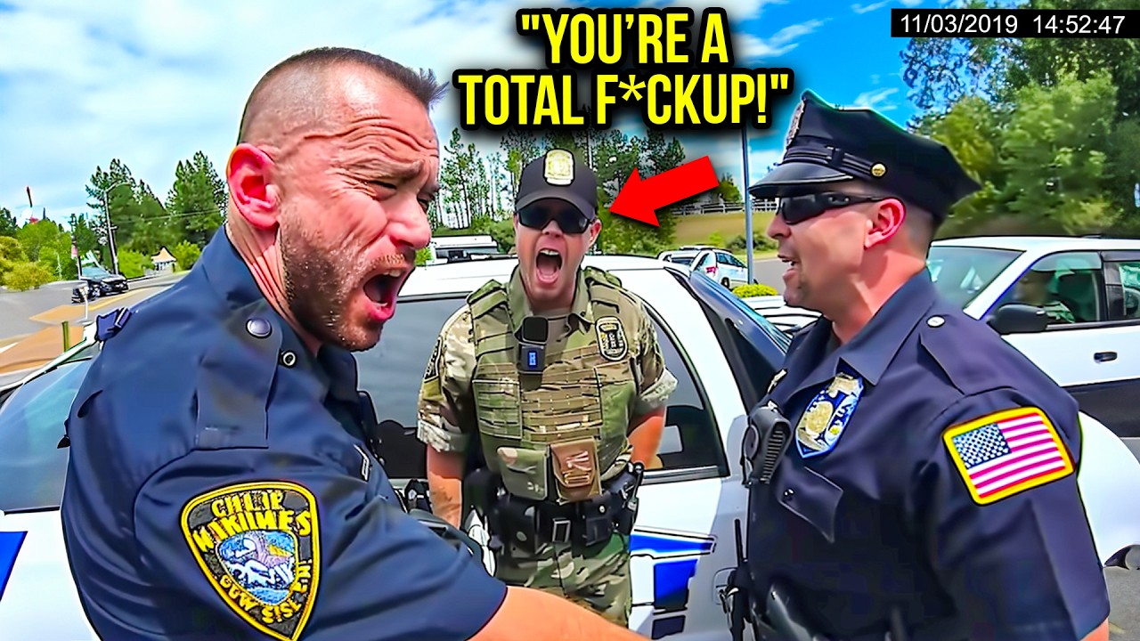 Idiot Cop Gets HUMILIATED By His Boss - YouTube