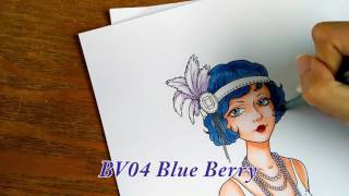 How to Color with Copic Markers: Jazz Flapper Speedcolor