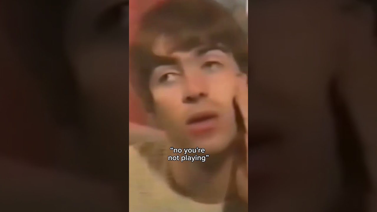 “let us play, we’re good” Liam 1995 #liamgallagher #shorts