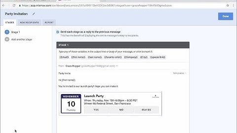 How Do You Send an Invitation to Hundreds of People?