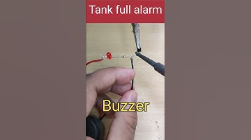 Bc547 project  Tank full Alarm ⏰