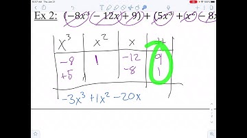 6.3 adding and subtracting polynomials