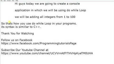 How to Use Do While Loop in C# Console Application