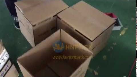 Hennopack vertical type case erector