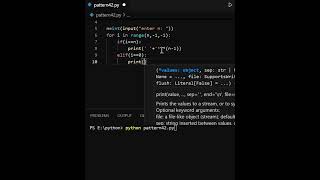 pattern 42 #python #coding #shorts Net Worth