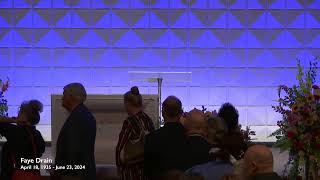 Faye Drain Memorial Service