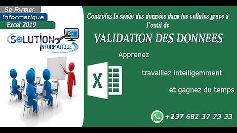 EXCEL 2021: Bloquer les saisies grâce à l