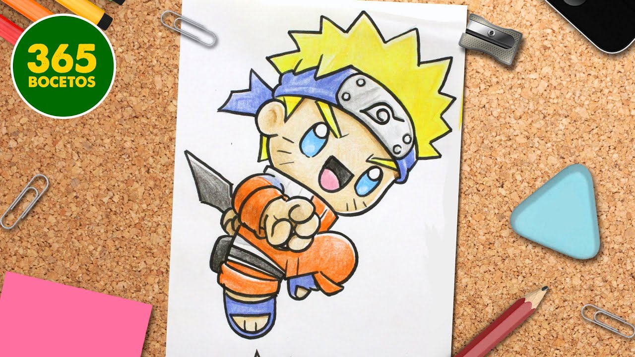 CÓMO DIBUJAR A NARUTO KAWAII 🧡 Dibujos fáciles kawaii 🧡 Fácil con lápiz -  thptnganamst.edu.vn