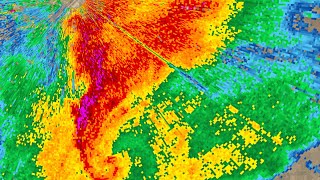 2021 Happy, TX Supercell Radar Loop