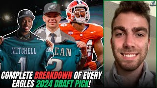 Famous Ian Cummings PERFECTLY Breaks Down EACH Eagles Draft Pick of 2024 Draft Net Worth