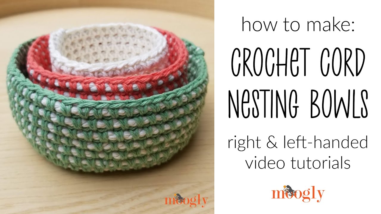 Quick and Easy Crochet Yarn Bowl // Make your own yarn bowl // Ophelia  Talks Crochet 