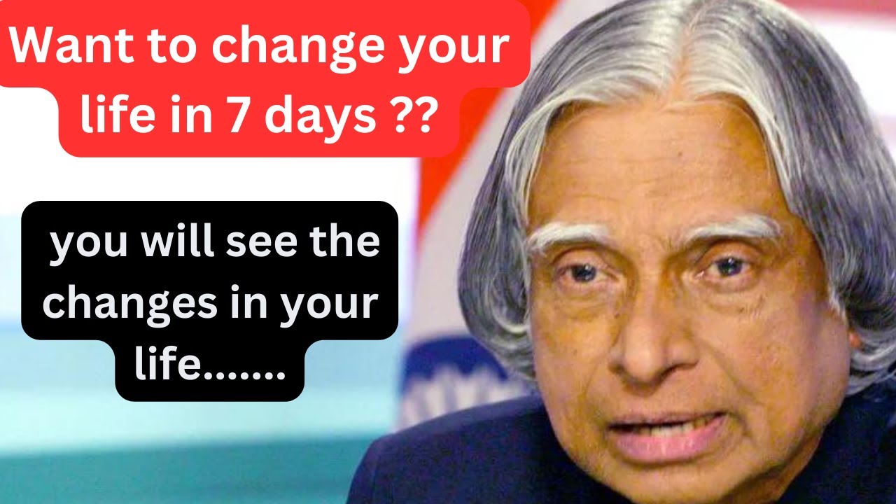 Want to change your life in 7 days ?? - YouTube
