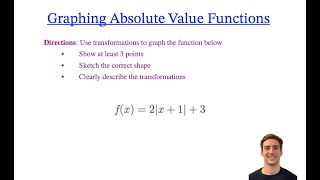 Graphing Absolute Value Functions