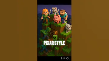 Minecraft Vs Pixar Style Remix Music Minecraft Shorts 