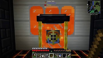 Using a fluid pump and ender chests to move lava into a tank FTB Ultimate Reloaded 1.5