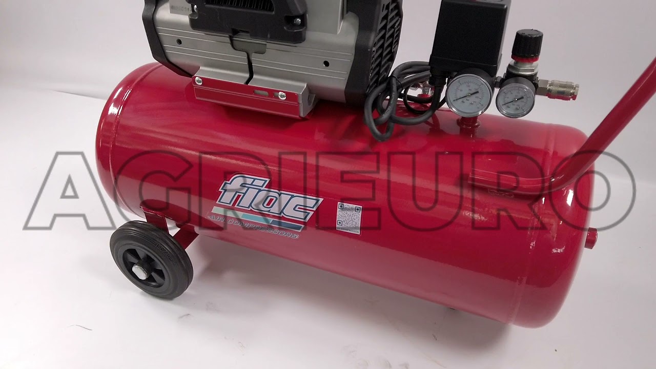 Compresor de aire eléctrico silencioso FIAC Super Silent 50 XS258 - YouTube