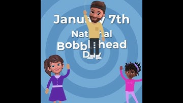 Bobblehead Day Jan 7th (CreateStudio 3)