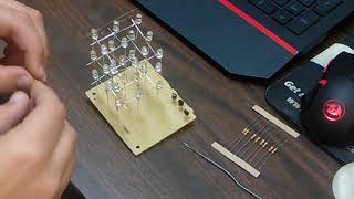 Making a 3x3x3 MINI LED CUBE with an Arduino